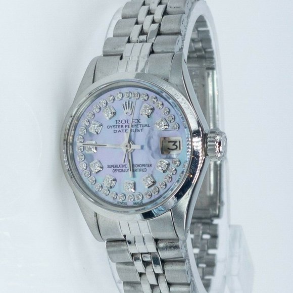 Rolex Accessories - Genuine Datejust Rolex With Diamonds